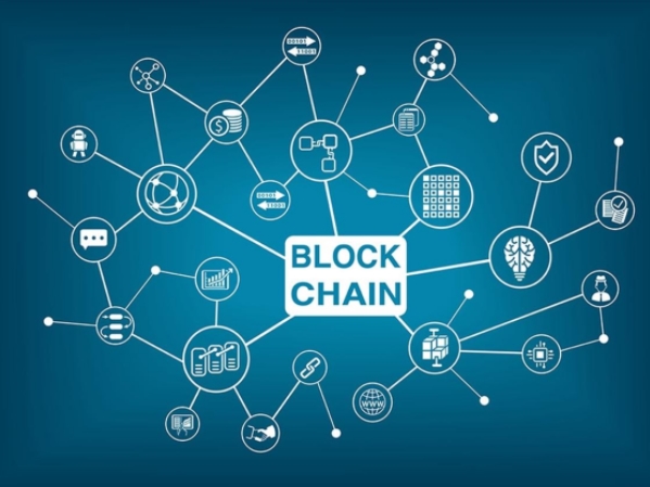Ilustração sobre blockchain Ilustração sobre blockchain