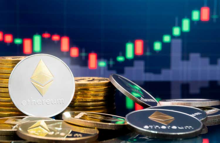 Ethereum ultrapassa R $ 1.600 e 70% das carteiras apresentaram ganhos no máximo