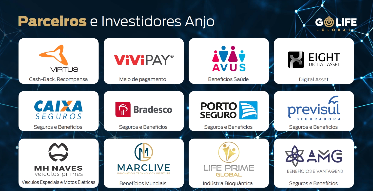 Supostos parceiros e investidores da GO Life Supostos parceiros e investidores da GO Life