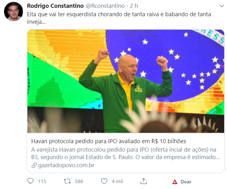 Rodrigo Constantino - Twitter Rodrigo Constantino - Twitter