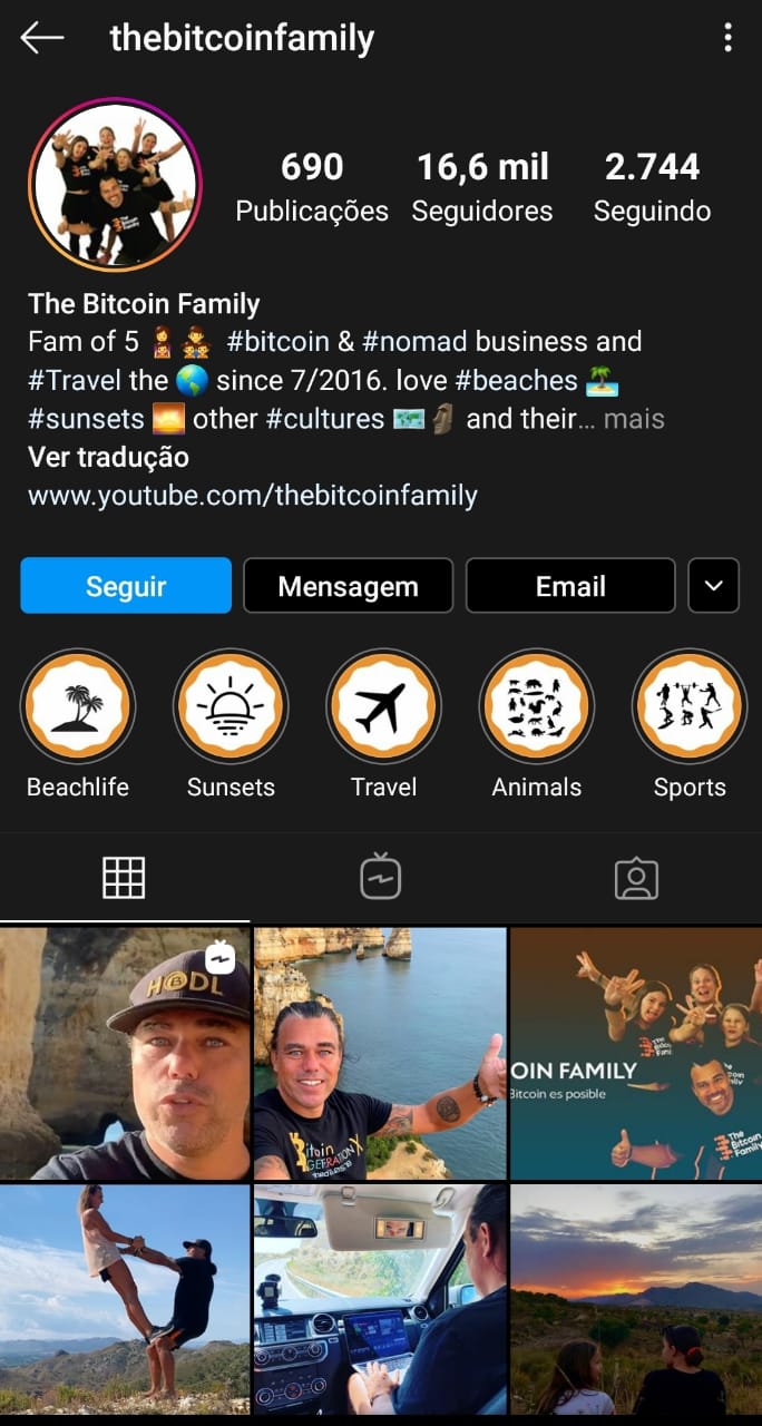 bitcoin family instagram