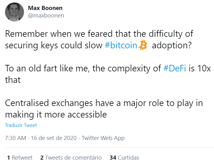 Max Boonen sobre o DeFi Max Boonen sobre o DeFi