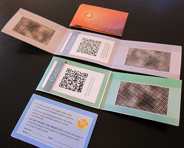 Paper wallet Paper wallet