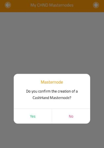 Masternode CashHand Masternode CashHand