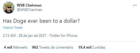 WSB Chairman WSB Chairman