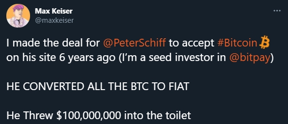 Max Keiser fala sobre Peter Schiff possuir Bitcoin Max Keiser fala sobre Peter Schiff possuir Bitcoin