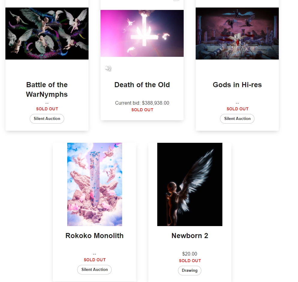 Tokens da artista Grimes, esposa de Elon Musk, vendidos a mais de R$ 30 milhões. Fonte: Nifty Gateway Tokens da artista Grimes, esposa de Elon Musk, vendidos a mais de R$ 30 milhões. Fonte: Nifty Gateway