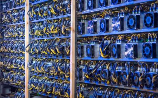 Set of Bitcoin mining machines. Source: Google Set of Bitcoin mining machines. Source: Google