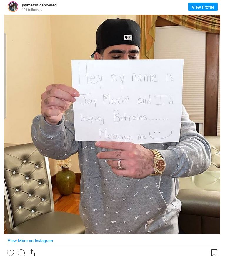 Usuários criam perfis para divulgar o suposto crime cometido por Jay Mazini. Fonte: Jay Mazini Cancelled/Instagram Usuários criam perfis para divulgar o suposto crime cometido por Jay Mazini. Fonte: Jay Mazini Cancelled/Instagram