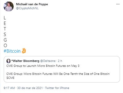 Fonte: Michael van de Poppe/Twitter Fonte: Michael van de Poppe/Twitter